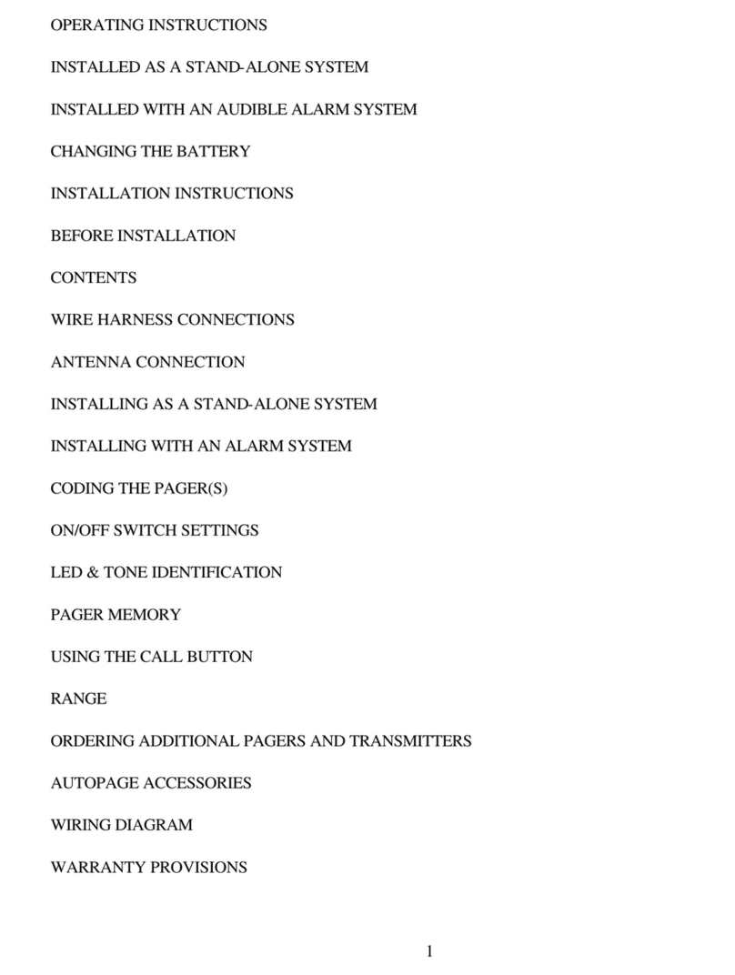 Auto Page AP4000EX operating instructions