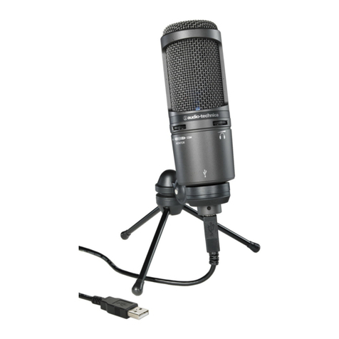 Audio Technica AT2020 USB Manual instruction