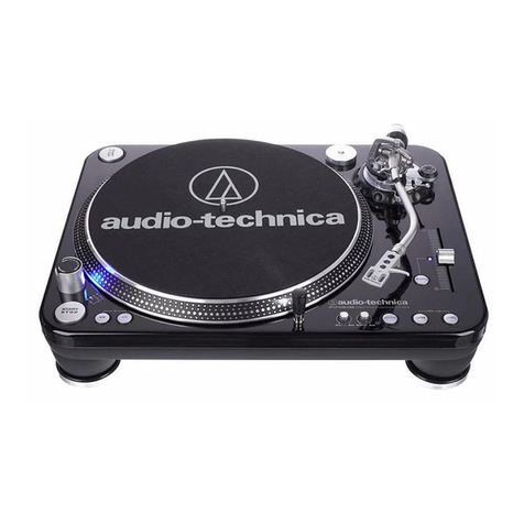 Audio Technica AT-LP1240-USB Installation and operation guide
