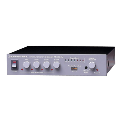 Audio Technica SmartMixer AT-MX341a Installation and operation guide Audio Technica SmartMixer AT-MX341a Installation and operation guide