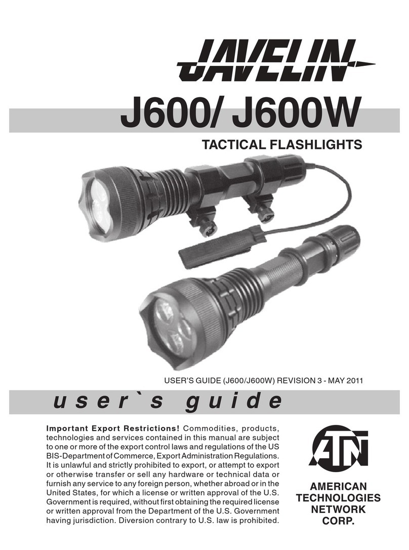ATN Javelin J600 User manual
