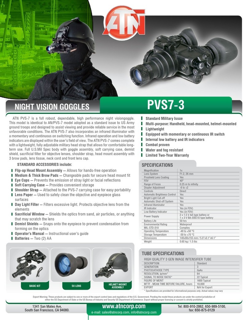 ATN PVS7-3 User manual