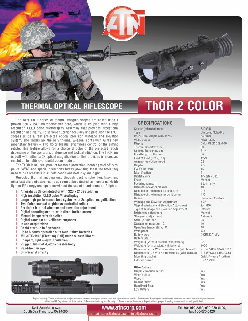 ATN ThOR 2 COLOR specification