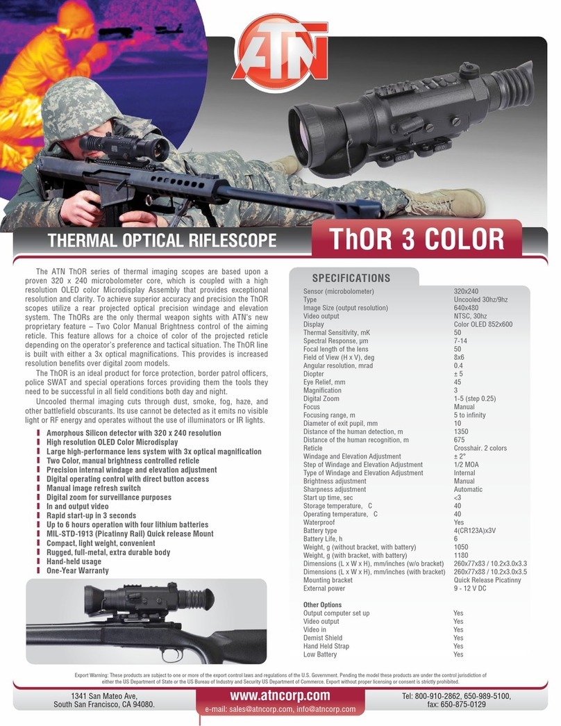 ATN tHor color User manual