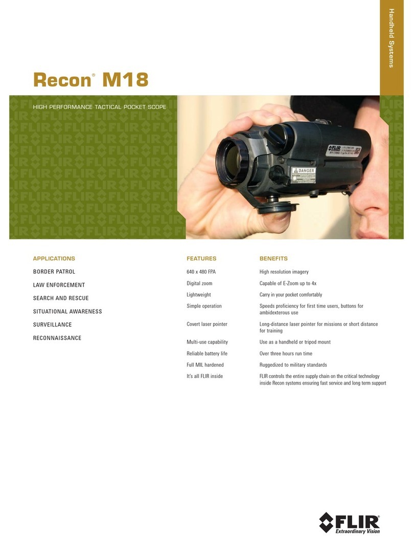 FLIR Recon M18 User manual