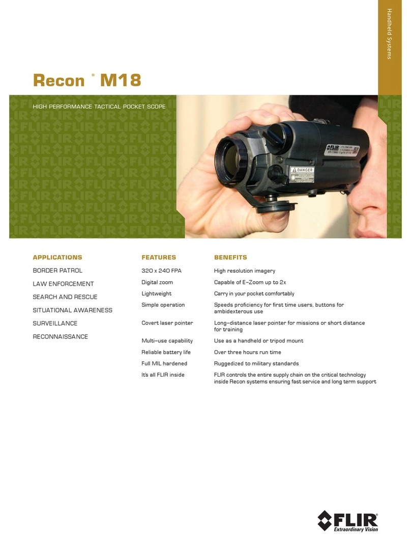 FLIR Recon M18 User manual