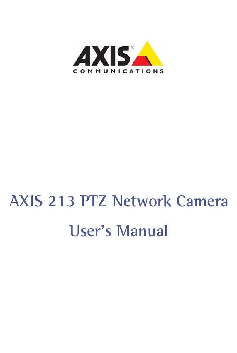 Axis AXIS 213 PTZ User manual