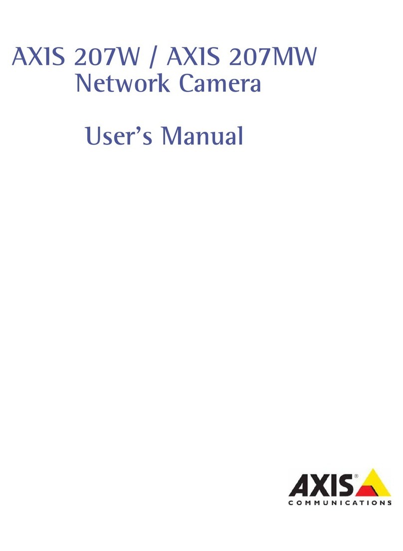 Axis AXIS 207W User manual
