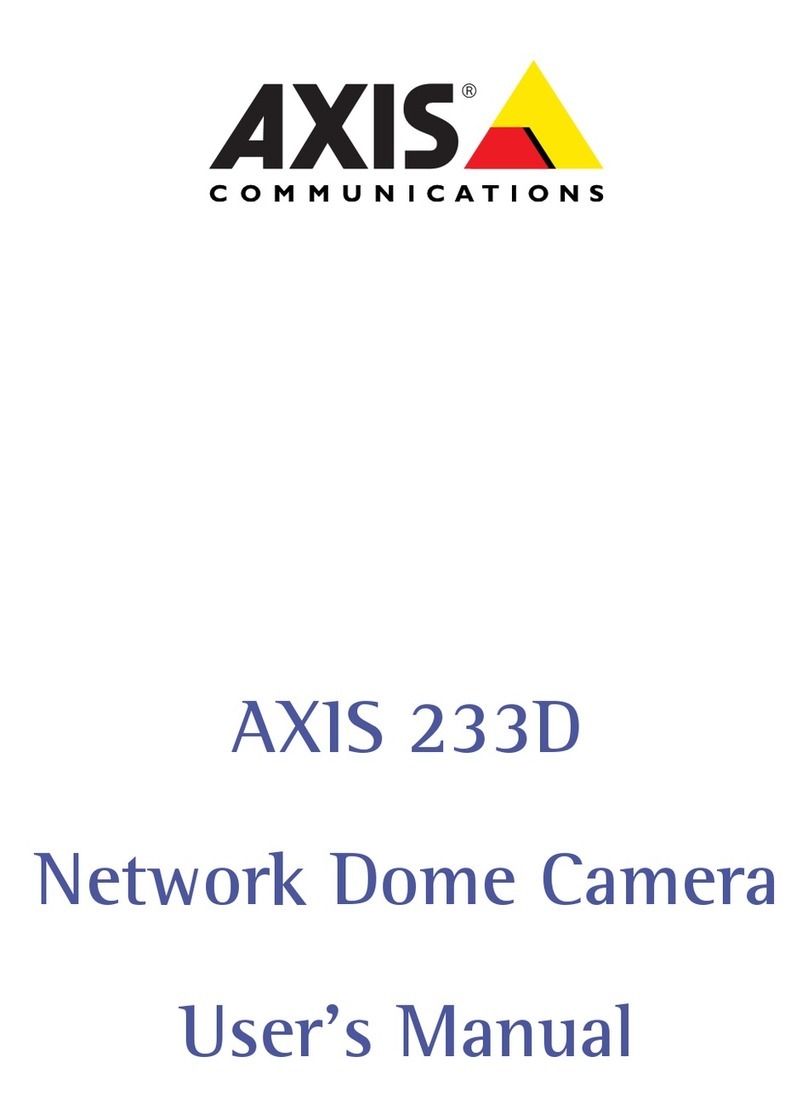 Axis 233D User manual