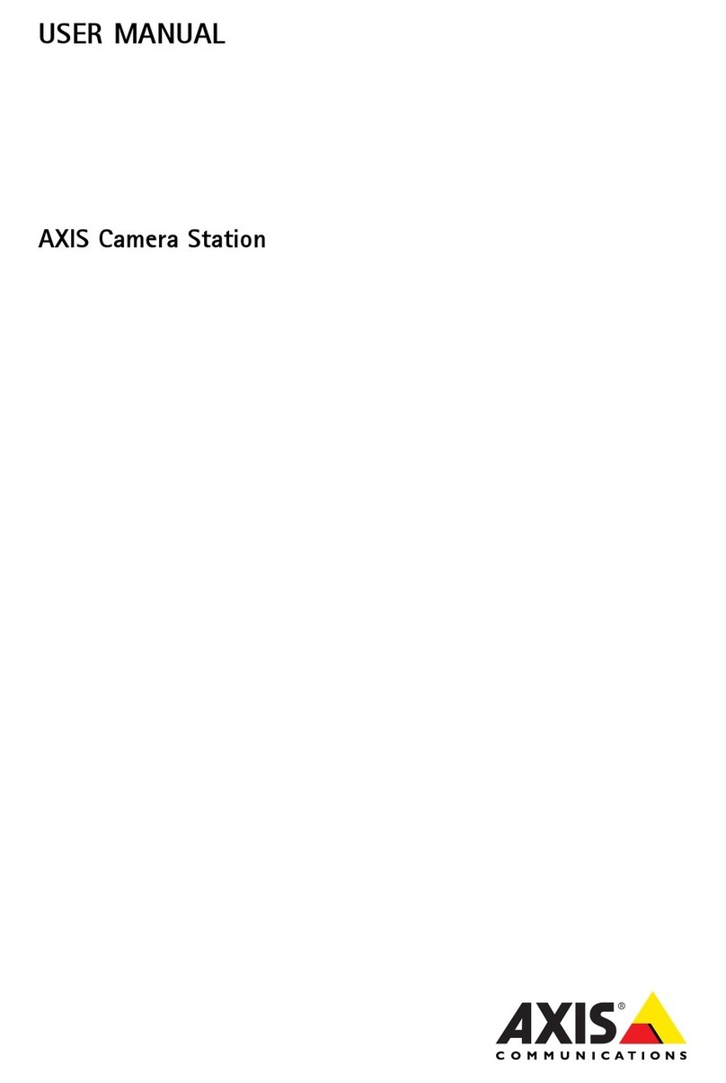 Axis Camera Station User manual