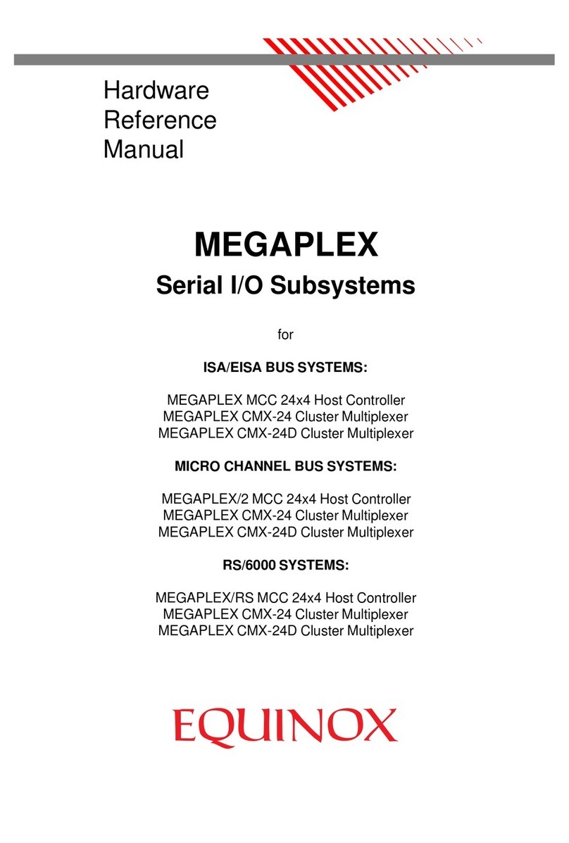 Equinox Systems MEGAPLEX Hardware reference manual