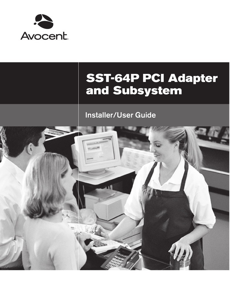 Avocent SST-64P Installer/user guide