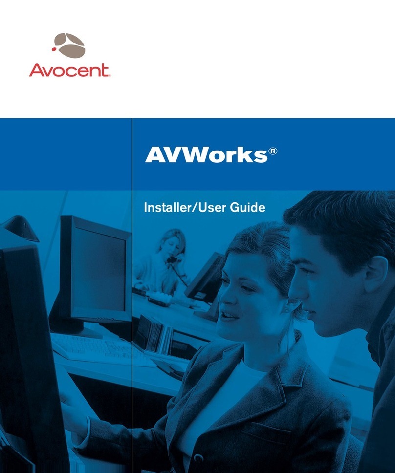 Avocent AV Works Installation and maintenance instructions