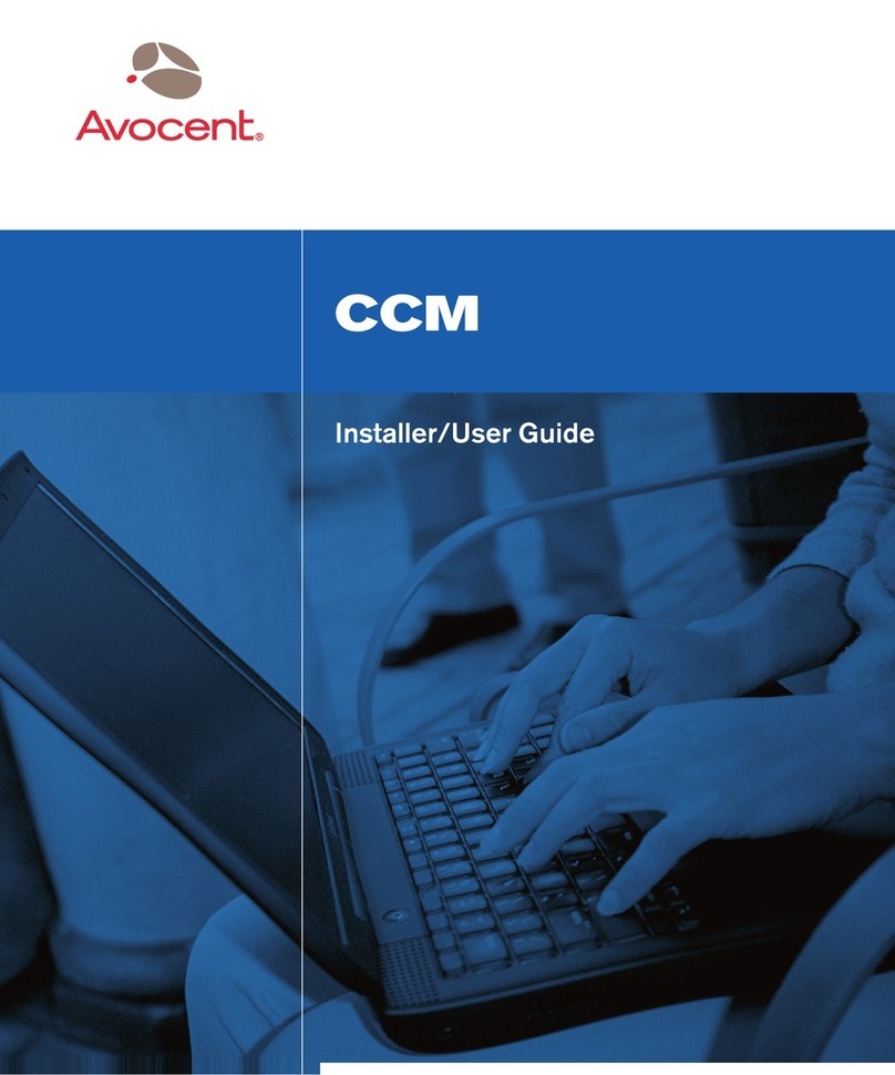 Avocent CCM Installation and maintenance instructions