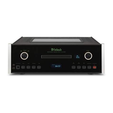 McIntosh MCD500 User manual