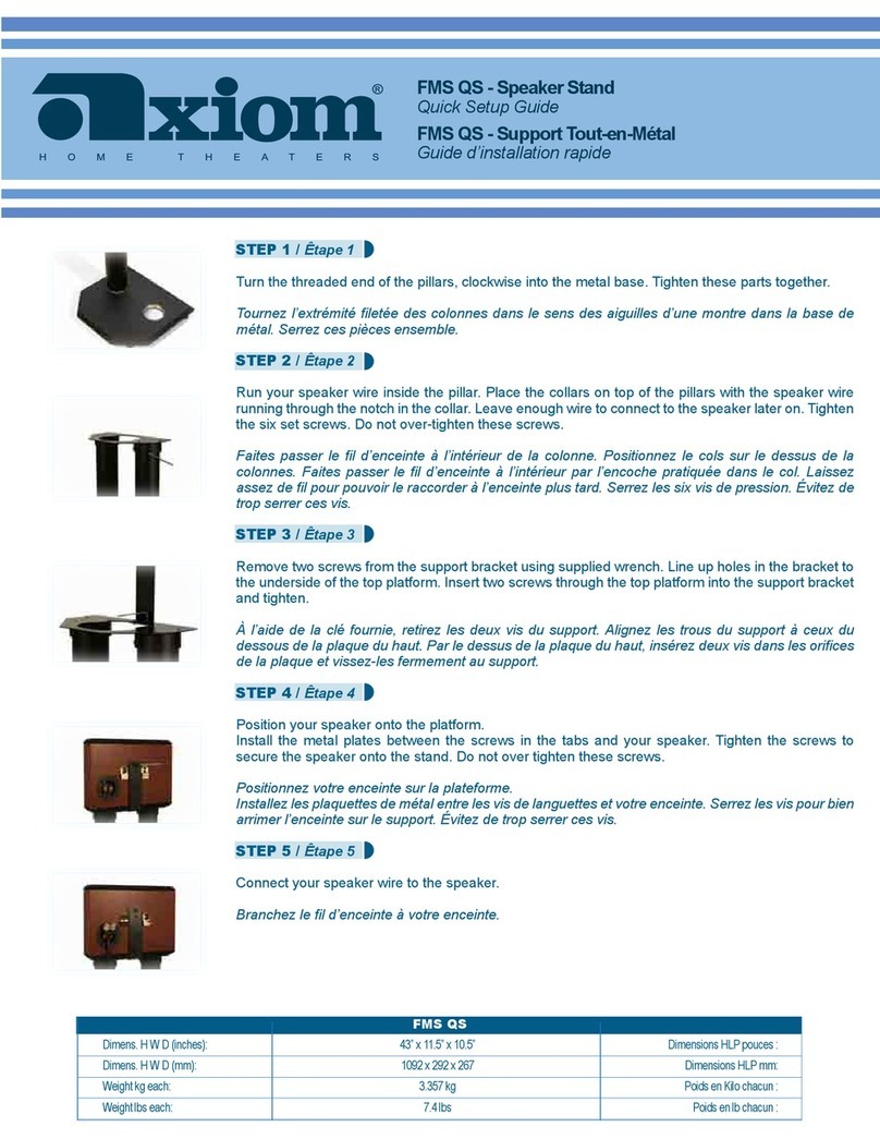 Axiom FMS QS Quick setup guide