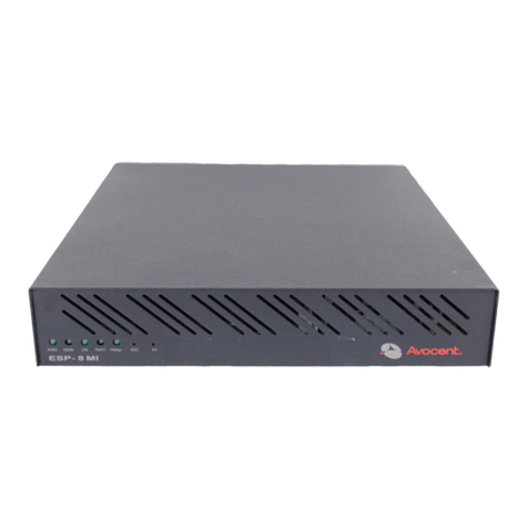 Avocent ESP Serial Hub Installation and maintenance instructions