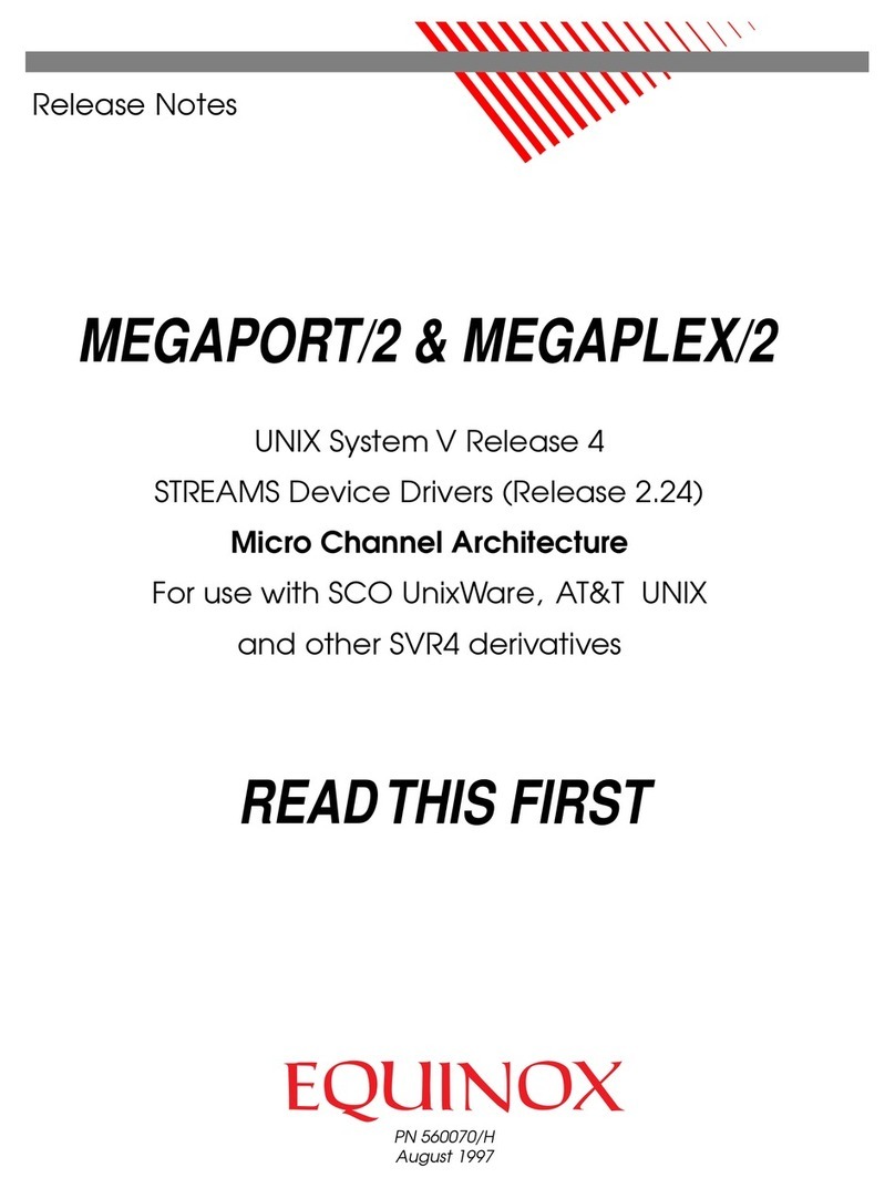 Equinox Systems MEGAPORT/2 12LD+12CS Read this first