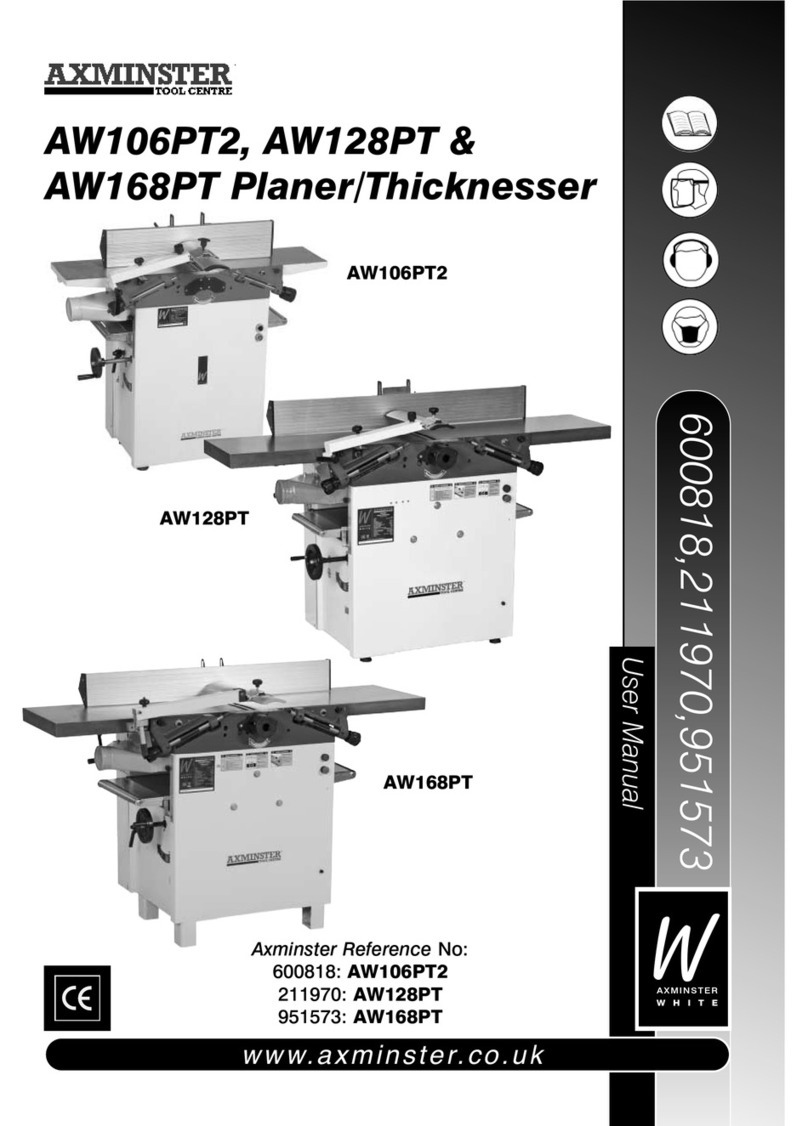 Axminster AW106PT2 user manual