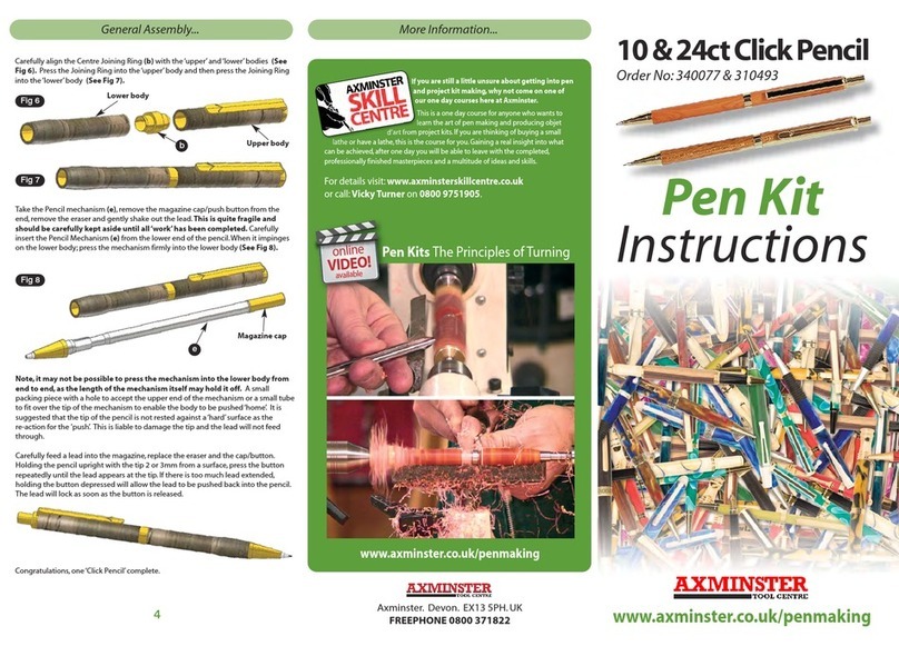 Axminster 10 & 24ct Click Pencil instructions