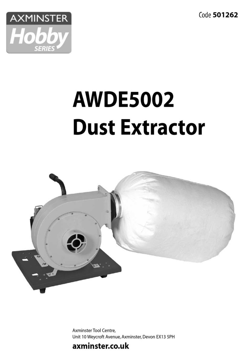 Axminster AWDE5002 User manual Axminster AWDE5002 User manual