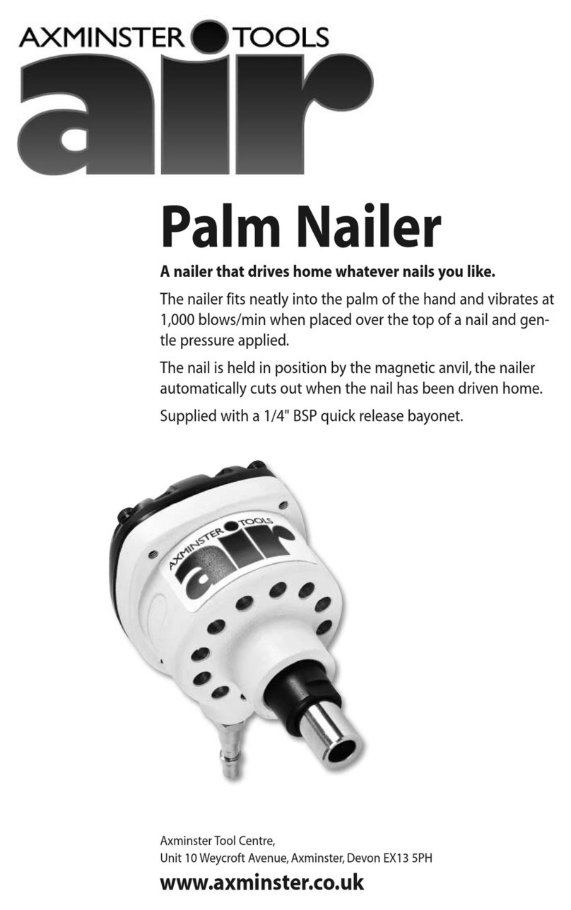 Axminster Palm Nailer User manual