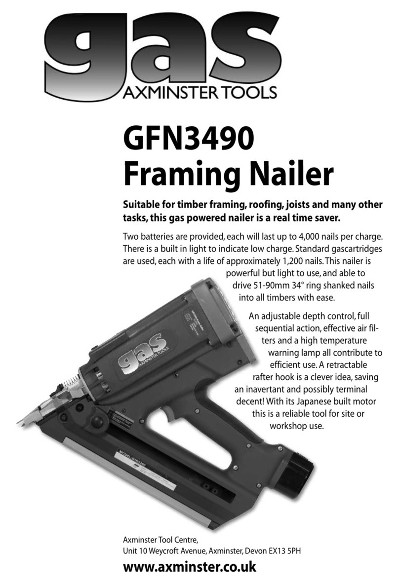 Axminster GFN3490 user manual