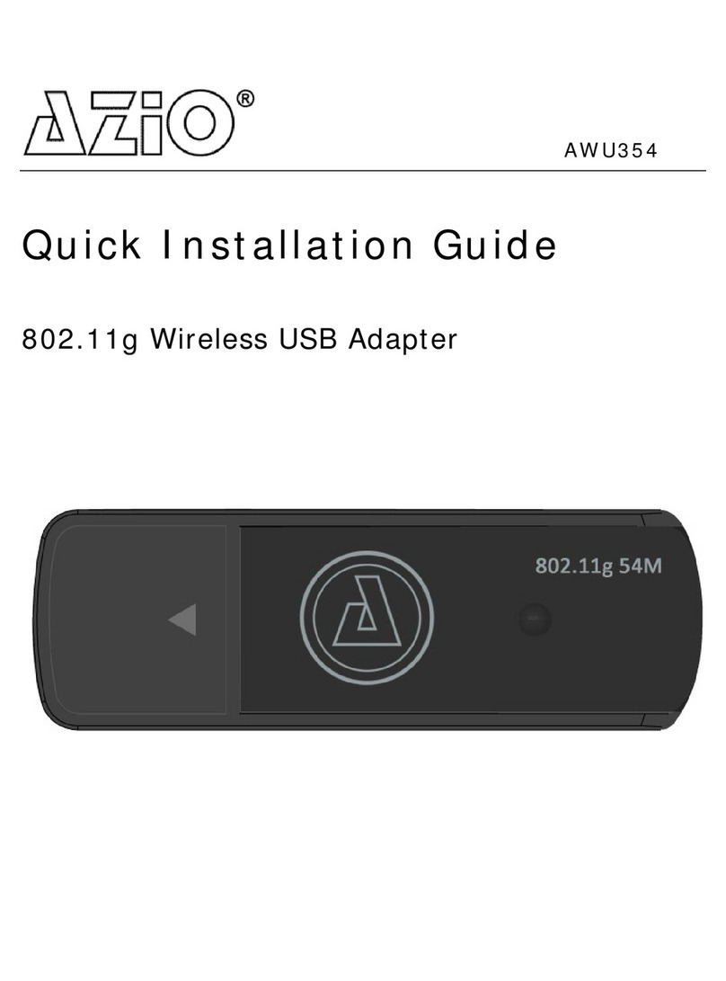 Azio AWU354 Quick installation guide