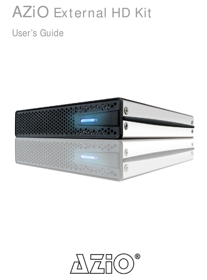 Azio External HD Kit user guide