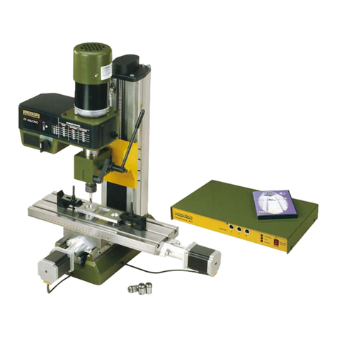 Proxxon FF 500 CNC Commissioning manual