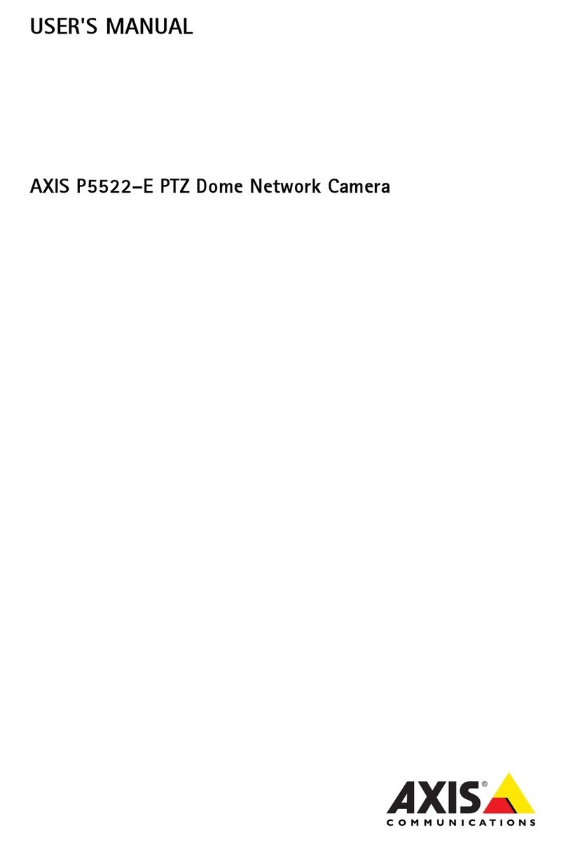Axis P5522-E PTZ User manual