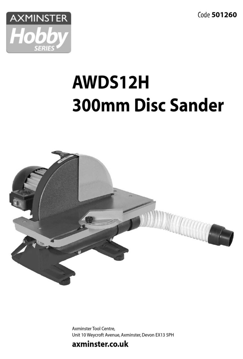 Axminster AWDS12H user manual