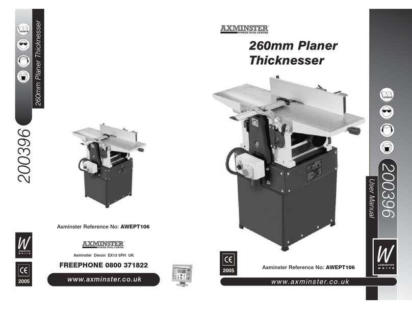 Axminster AWEPT106 user manual