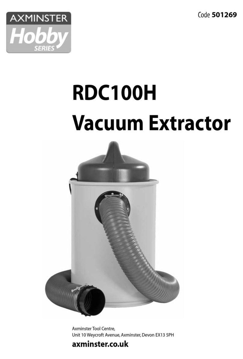 Axminster RDC100H User manual Axminster RDC100H User manual