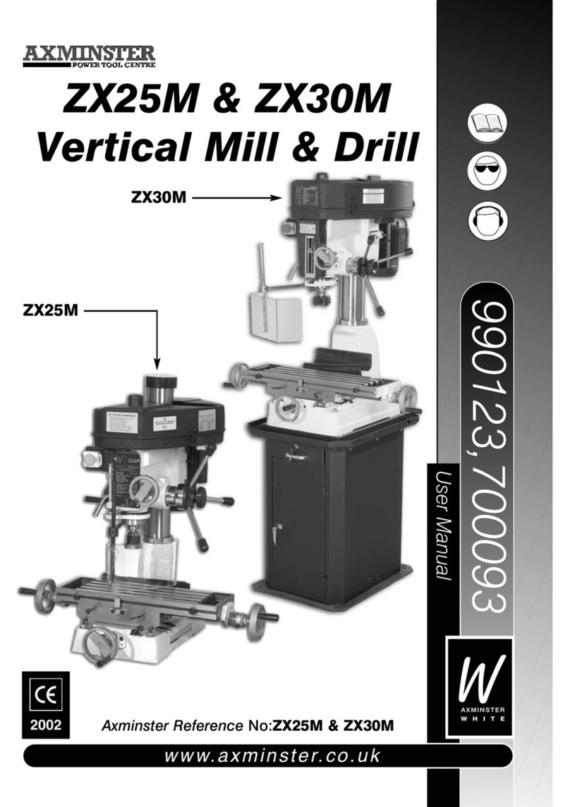 Axminster ZX25M user manual