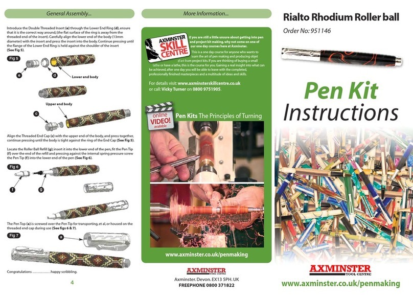 Axminster Rialto Rhodium Roller ball instructions