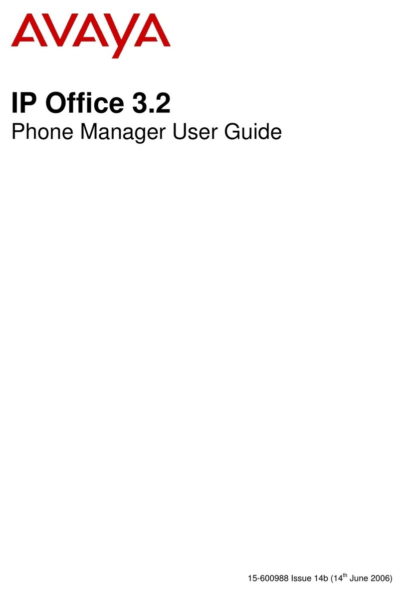 Avaya IP Office 3.2 User manual