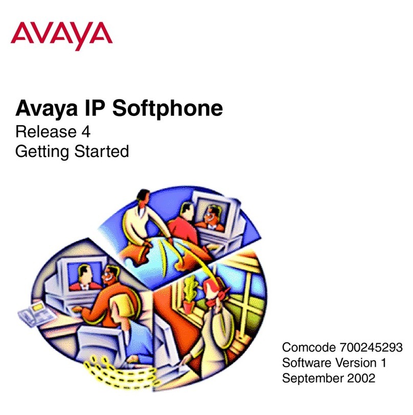 Avaya IP Softphone User manual