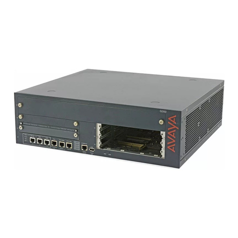 Avaya Media Gateway G250 Instruction Manual