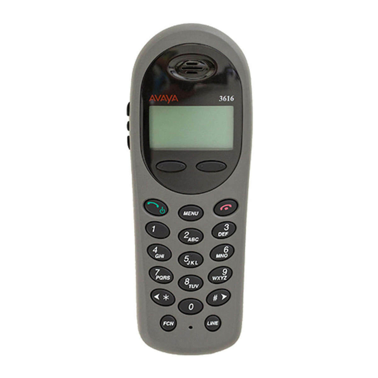 Avaya 3616 Series Operator's manual