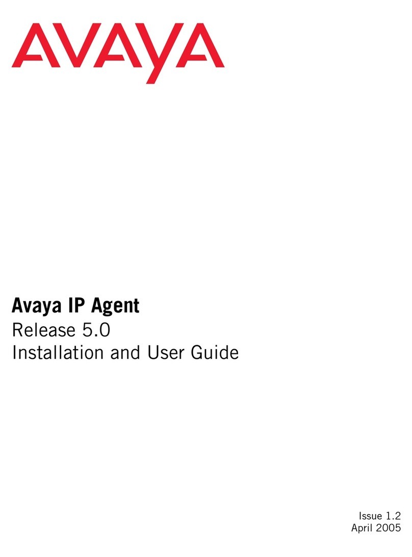 Avaya IP Agent User manual