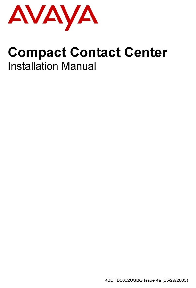 Avaya Compact Contact Center installation manual