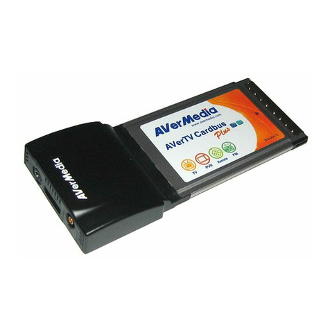 Avermedia AverTV Cardbus Plus User manual