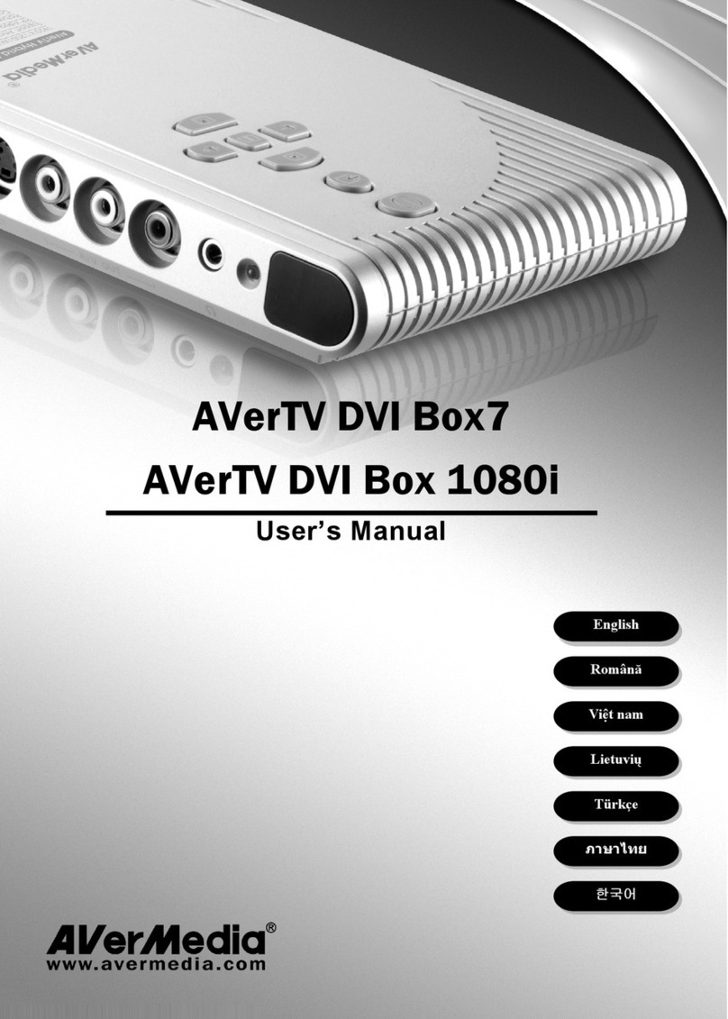 Avermedia AVerTV DVI Box 1080i User manual