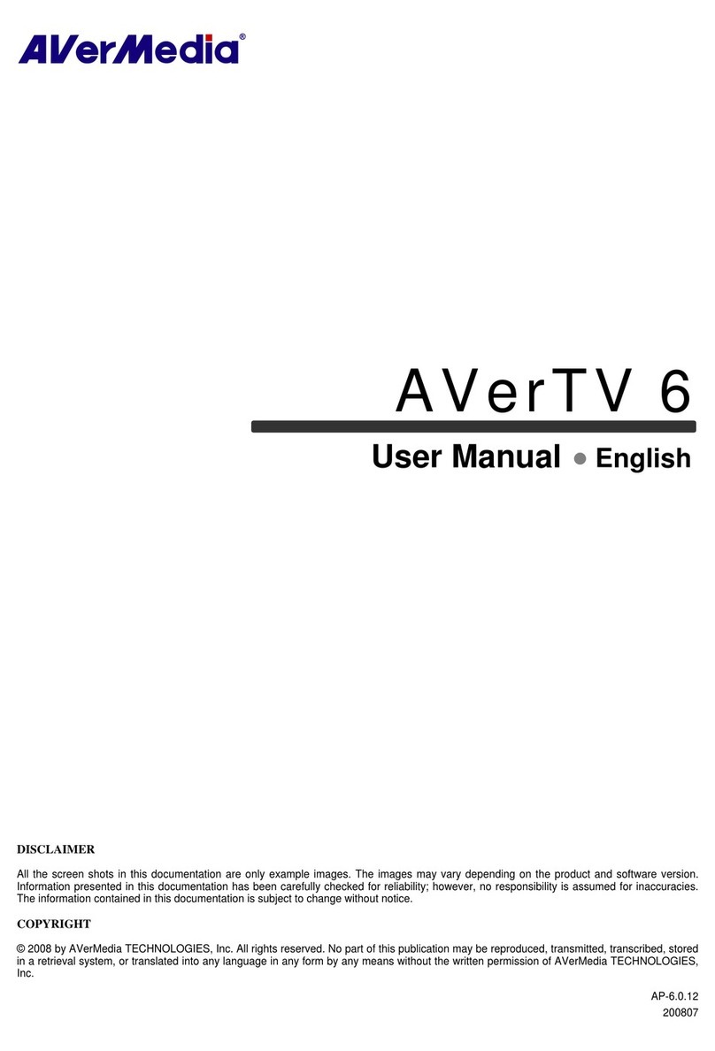 Avermedia AVerTV 6 user manual
