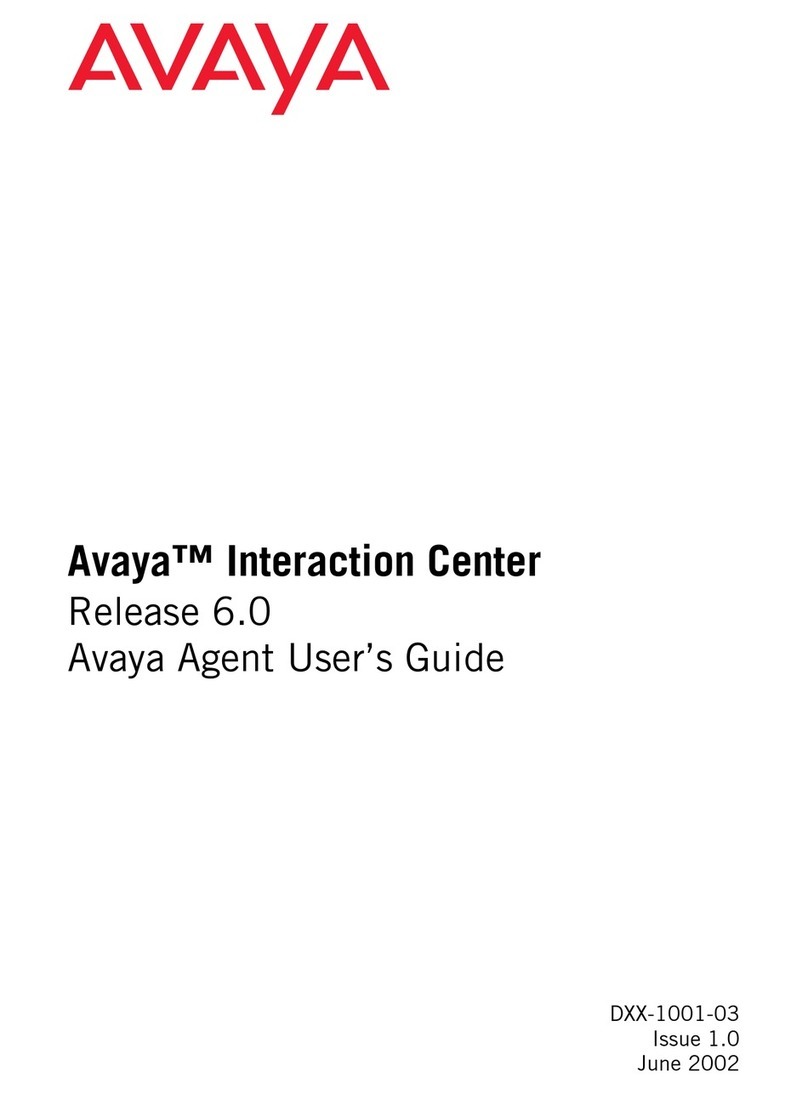 Avaya Interaction Center user guide