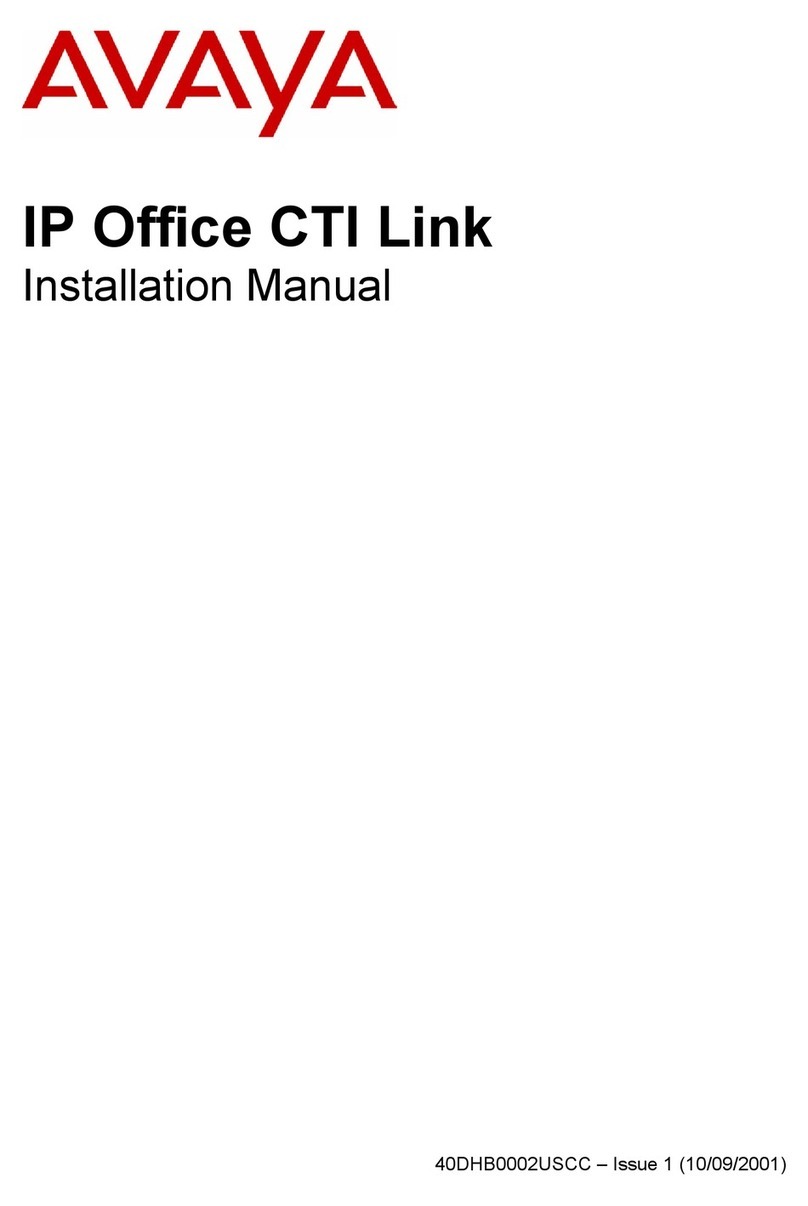 Avaya IP Office CTI Link installation manual Avaya IP Office CTI Link installation manual