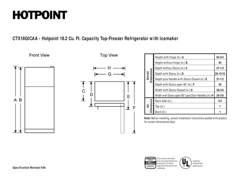 Hotpoint CTX18GICAA User manual