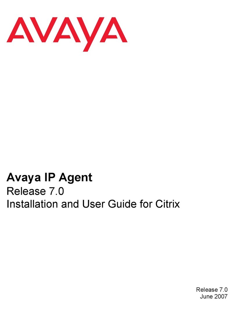 Avaya IP Agent Installation and user guide