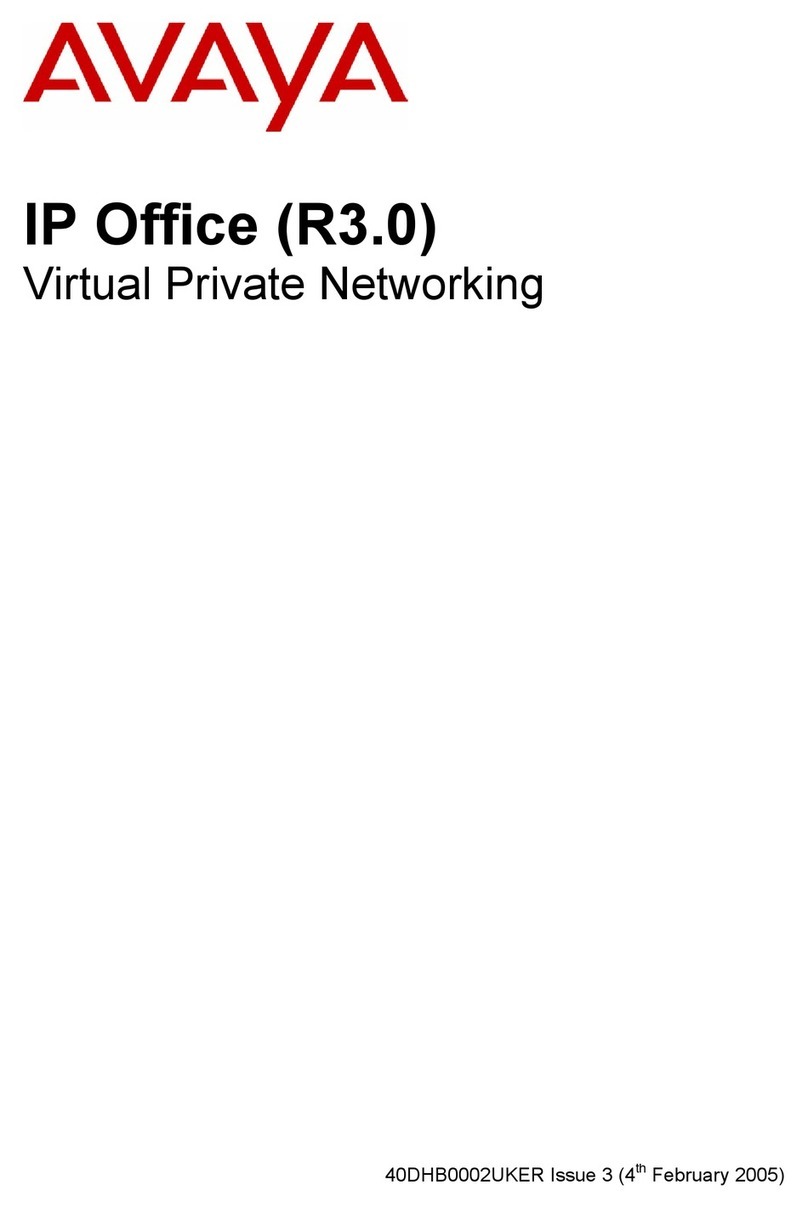 Avaya IP Office (R3.0) user guide